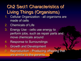 File ch2 sect1 characteristics of living things (organisms1
