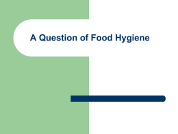 A Question of Hygiene