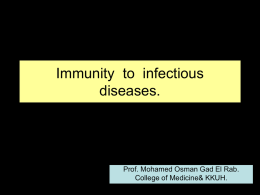13-Immunity to infectious diseases
