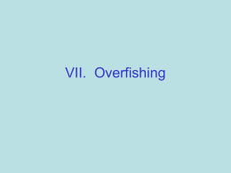 VII. Overfishing - Crestwood Local Schools