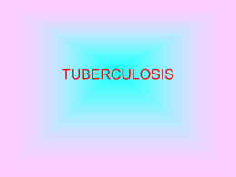 tuberculosis - Teachnet UK-home