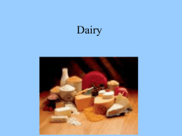 Dairy Foods And Eggs