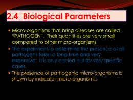 2.4 Biological Parameters