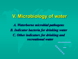 Microbiology of water