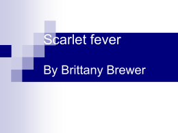 Scarlet fever
