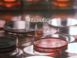 Antibiotic Selection