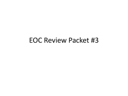EOC Review - TeacherWeb