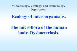 08 Ecology of microorganisms