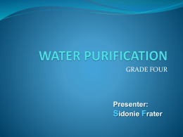 water purification methods