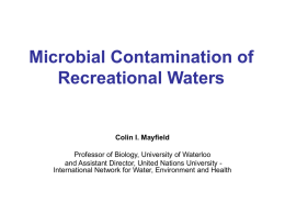 Recreational Use of Water