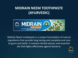 Midrain Neem Tooth Paste