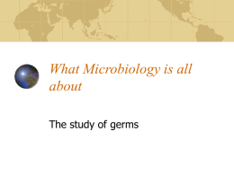 What Microbiology is all about