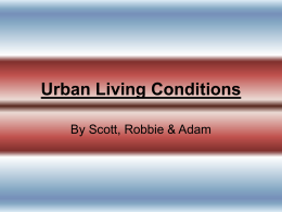 Urban Living Conditions