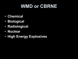 WMD or CBRNE - people.vcu.edu