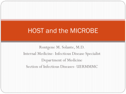 HOST and the MICROBE