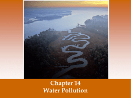 Chp. 14 Water Pollution Lecture