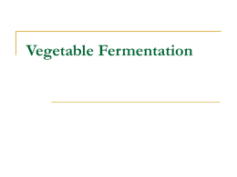 Microbiology of sauerkraut fermentation