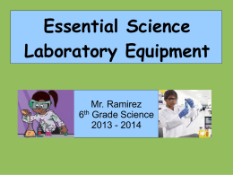 Essential Laboratory Equipment