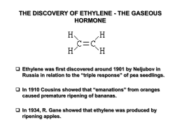 THE DISCOVERY OF ETHYLENE