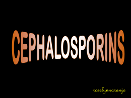 Cephalosphorins
