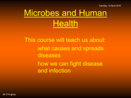 Microbes and Human Health