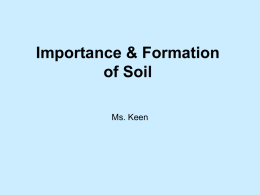 Components and Properties of Soils