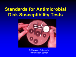 Antimicrobial Disks