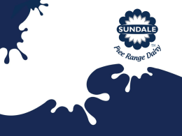 Sundale takes in over 120 000 litres of milk a day