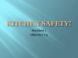 Kitchen safety and food borne illness PPT