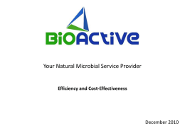 BioActive`s Presentation