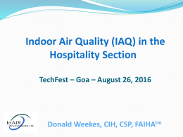 Goa TechFest - IAQ and the Hospitality Section (08