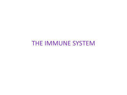 the immune system - Faculty Website Index Valencia College