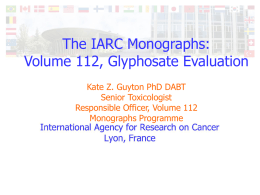 Glyphosate Monograph