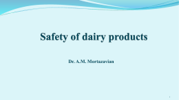 Safety of dairy products