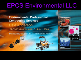 Now - EPCS Environmental LLC