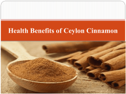 Health Benefits of Ceylon Cinnamon Powder