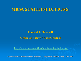 MRSA staph infections