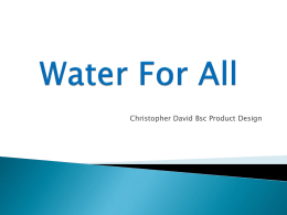 Water For All - WordPress.com