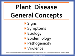 Plant Disease General Concepts