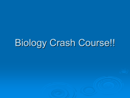 Biology Crash Course!!