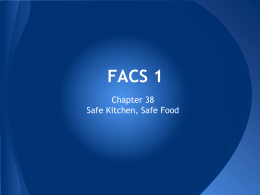 safe kitchen, safe food