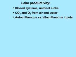 Lecture X: Antarctic Lakes