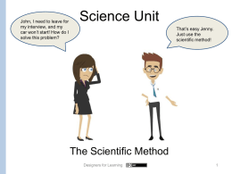 Scientific Method - Adult Learning Zone