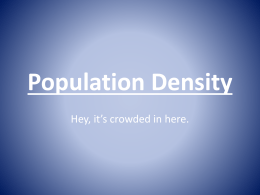 Population Densityx