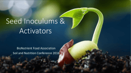 Seed Inoculums - Amazon Web Services