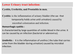 Lower Urinary tract infectionx