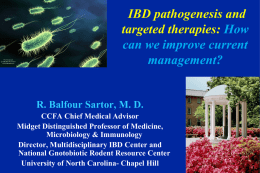 PCORI IBD pathogenesis and personalized therapy, part 1