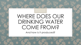 Where does scottish water come from?