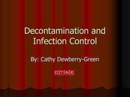 Decontamination And Infection Control Powerpoint