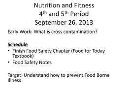 Food Safety Notes 13x